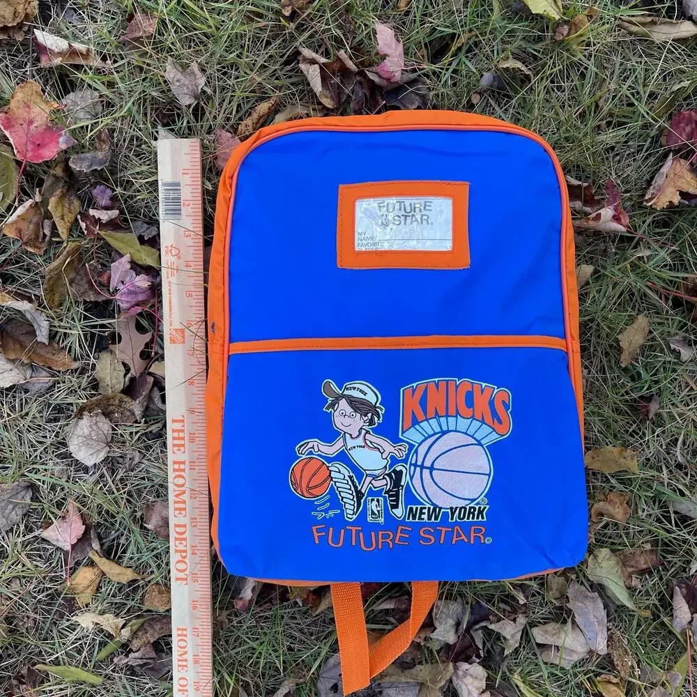 Vintage New York Knicks Future Star Kids Backpack With Zipper Pocket - Picture 5 of 6